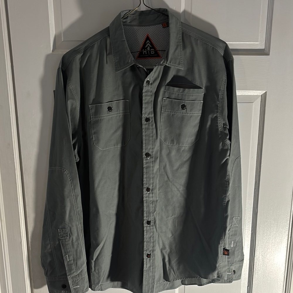 Howler Brothers Gray Lightweight Shirt Jacket